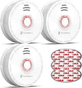 SITERWELL Smoke Detector Fire Alarm with Magnetic Kit for Safety