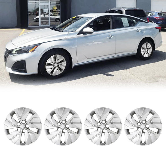 Winjet Chrome 16 Inch Hubcaps for Nissan Altima 2019-2025