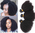 Mongolian Afro Kinky Curly Bundles 18 20 22 in - Natural 8A Human Hair