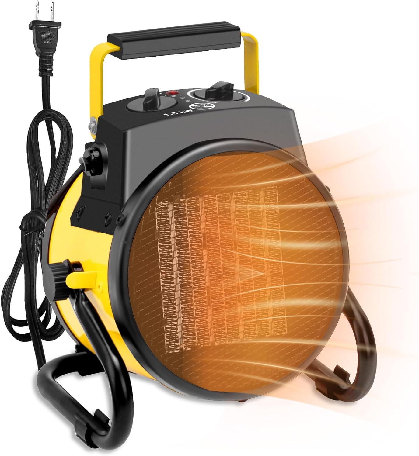 1500W Portable Garage Heater for Fast Heating and Safety