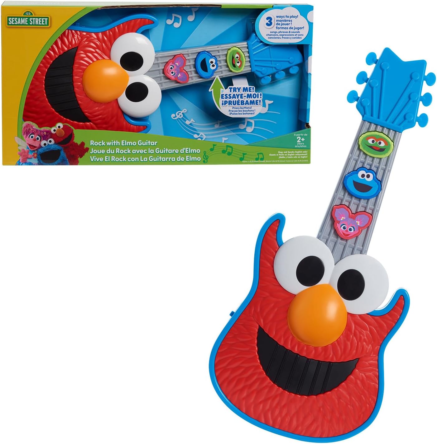 Elmo Rock Guitar - Lights & Sounds Preschool Toy