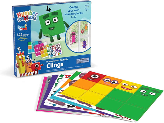 Numberblocks Reusable Clings for Classroom Math Fun and Learning