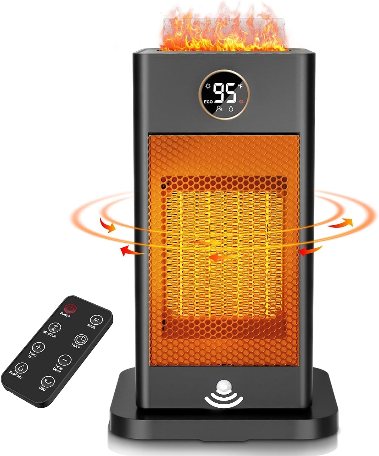 Space Heaters for Indoor Use with Humidifier and Oscillation