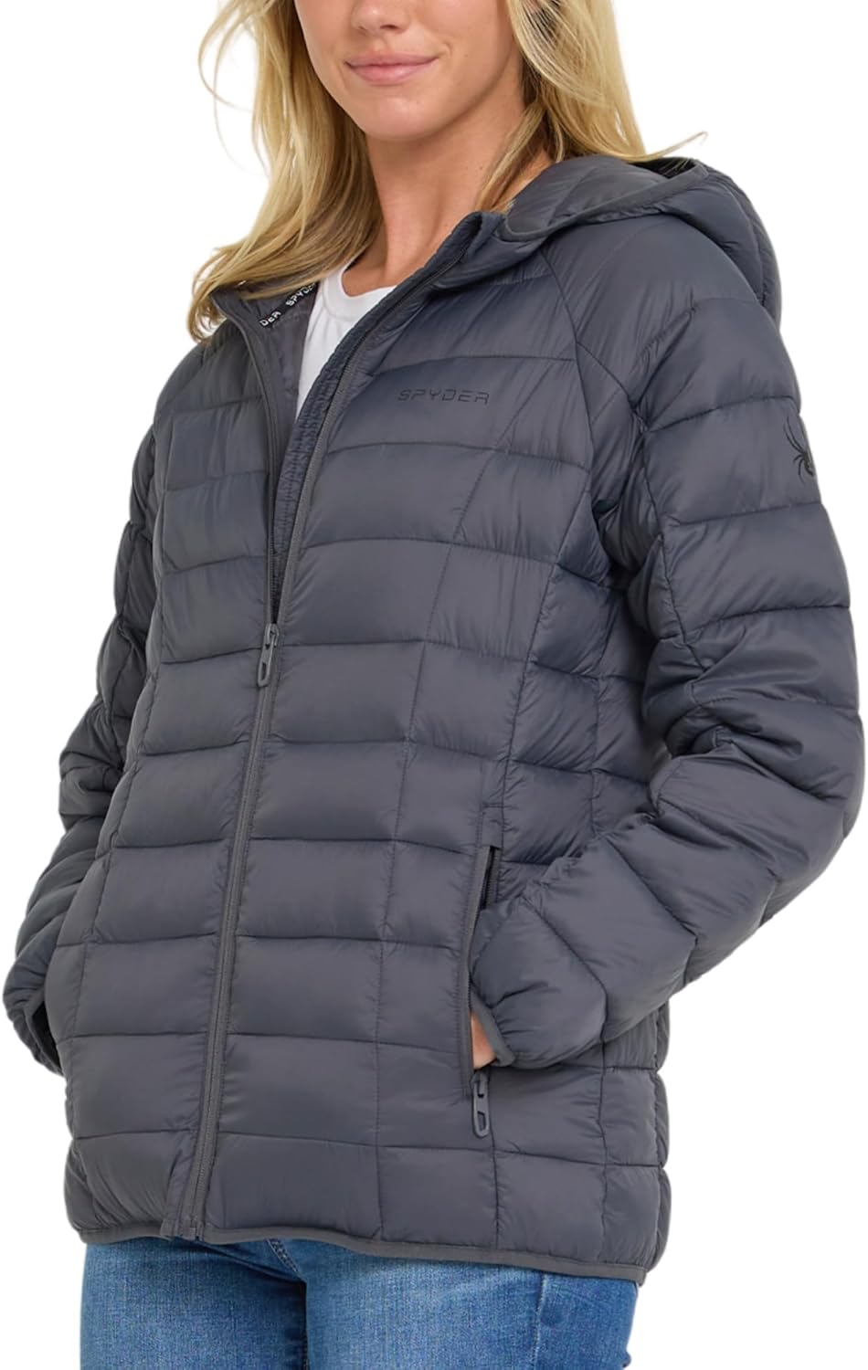 Lightweight Packable Puffer Jacket for Women with Hood