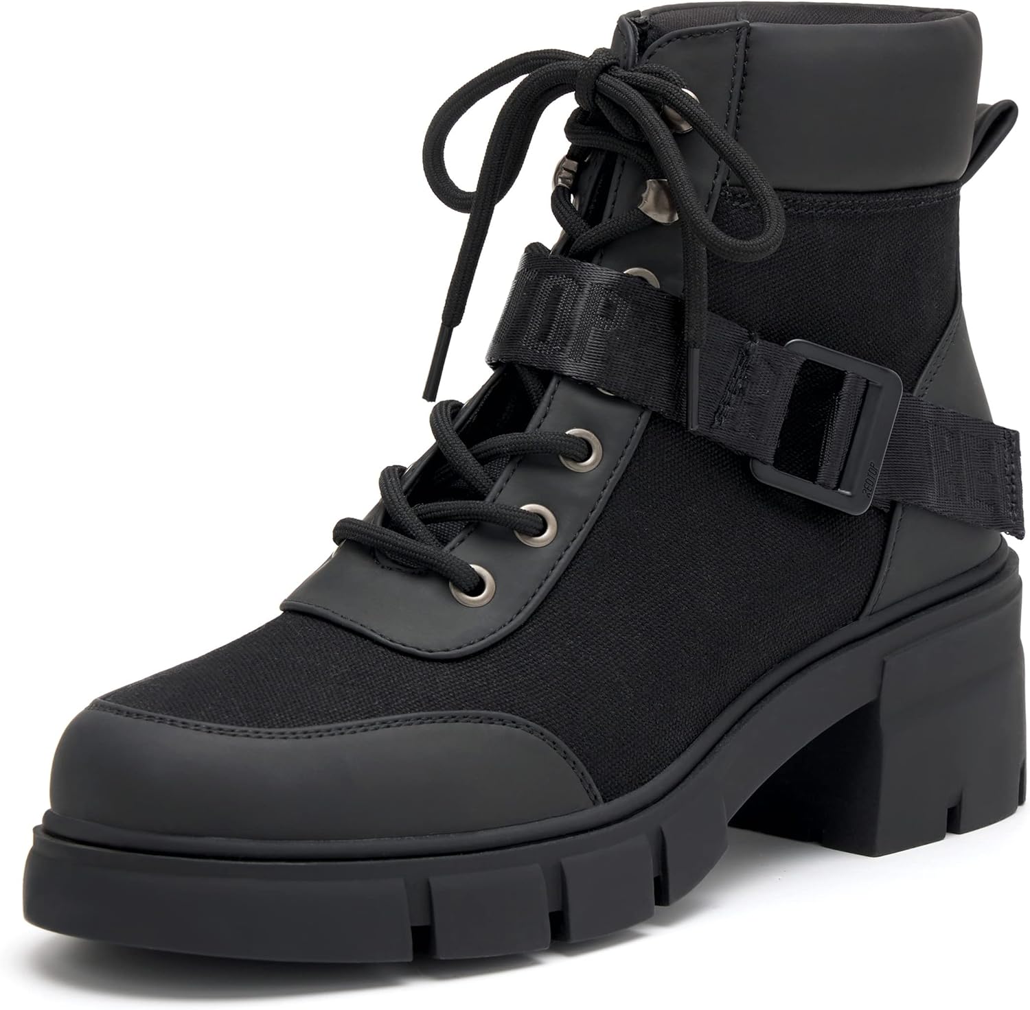 REDTOP Women's Combat Boots with Chunky Lug Sole for Style
