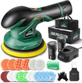Cordless Car Buffer Polisher - Lightweight 6-Speed DA Orbital