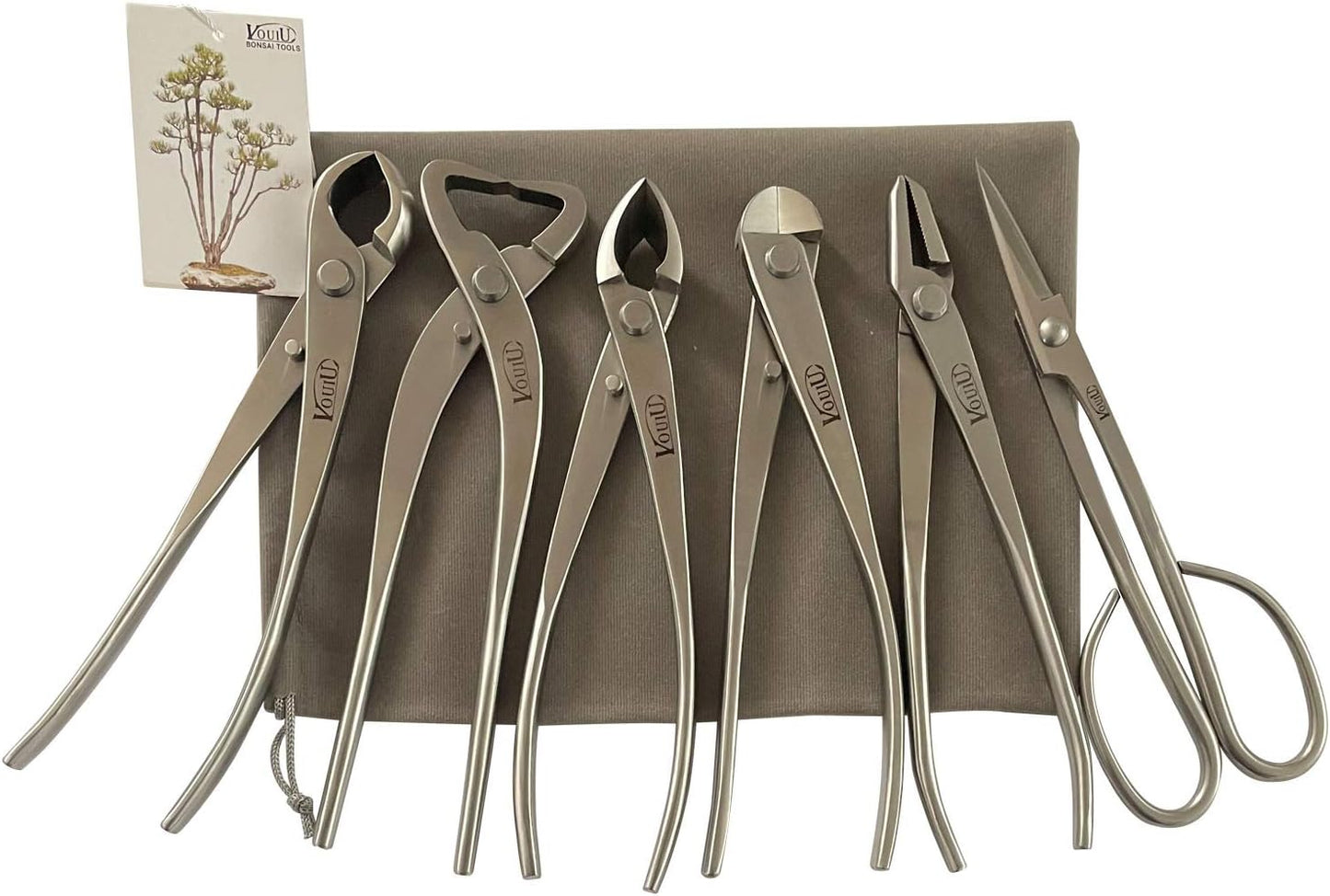 6-Piece Bonsai Tool Set for Enthusiasts and Professionals