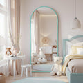 Full Length Mirror 58x18 in Arched Floor Standing Mirror - Timeless