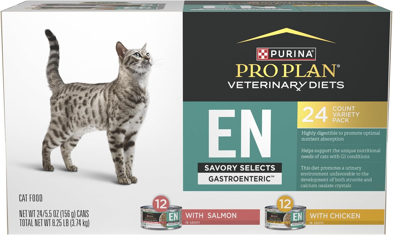 Purina Pro Plan Veterinary Diets EN Gastroenteric Cat Food Pack