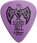 Ernie Ball Everlast Guitar Picks Purple 1.0mm - Durable, Non-Slip