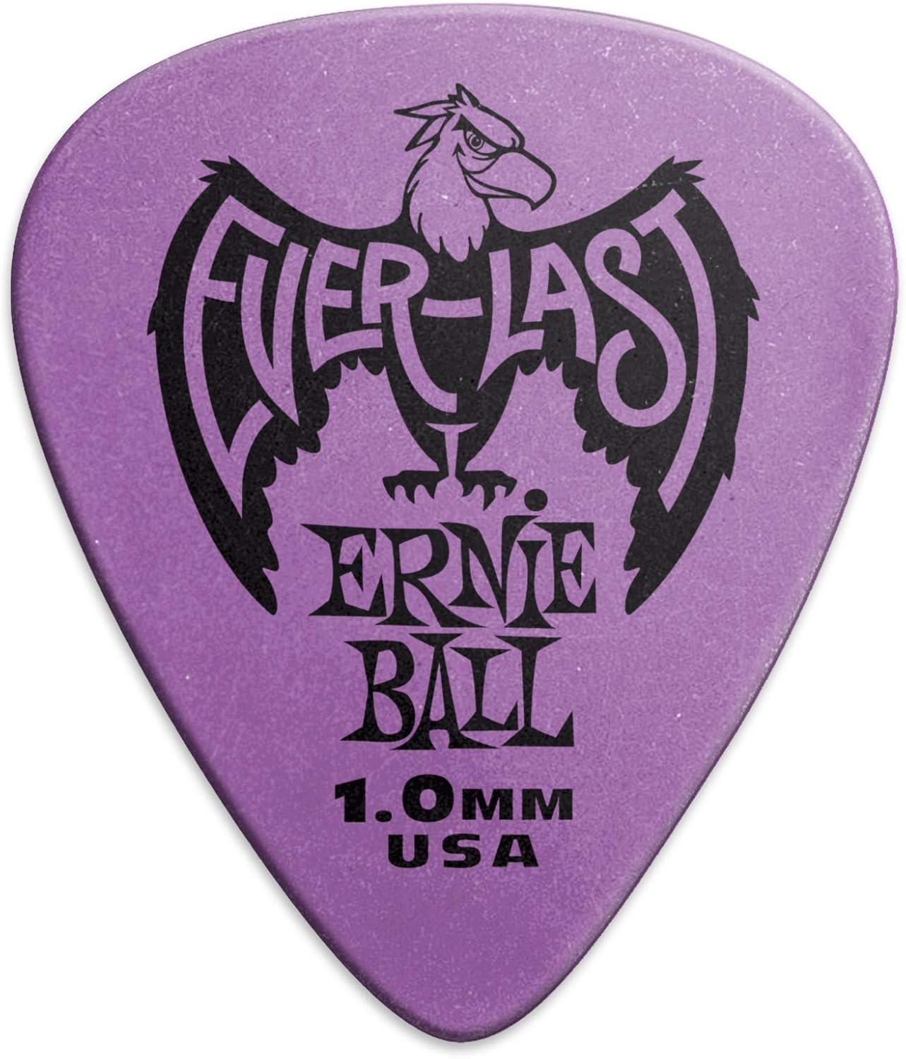 Ernie Ball Everlast Purple Guitar Picks 1.0mm - Superior Durability