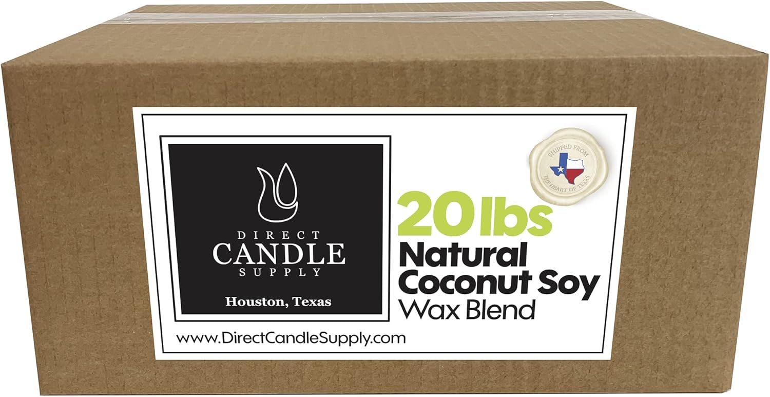 20 lb Coconut Soy Candle Wax for High Load Fragrance Formulation