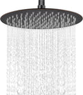 Round Rainfall Shower Head 12 in High Pressure - Ultra Thin Design
