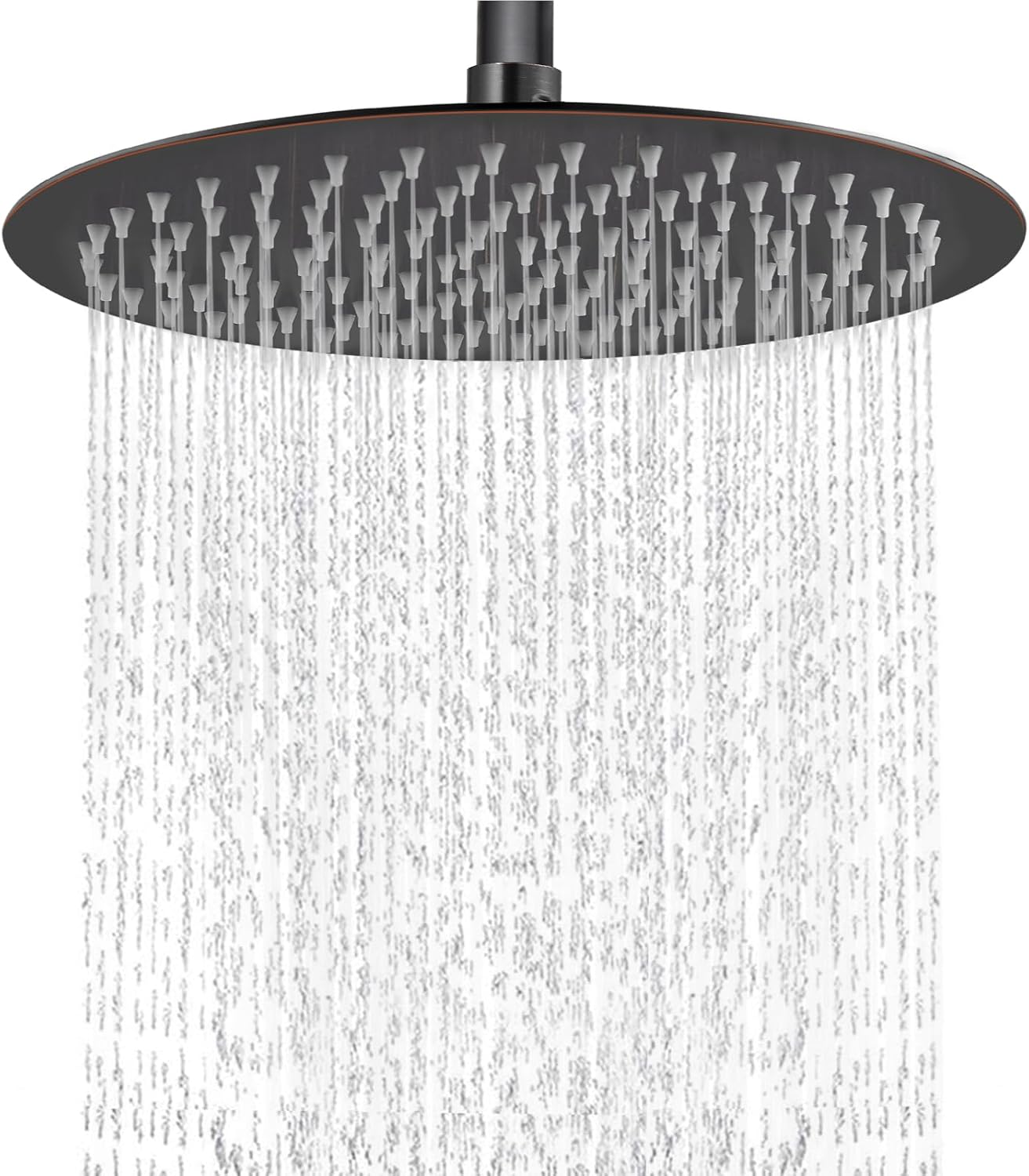 Midanya Round Rainfall Shower Head - Ultra Thin 12 Inch Design