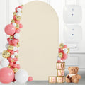 7.2 FT Wedding Arch Backdrop Stand and Cover Set - Stable, Easy Setup
