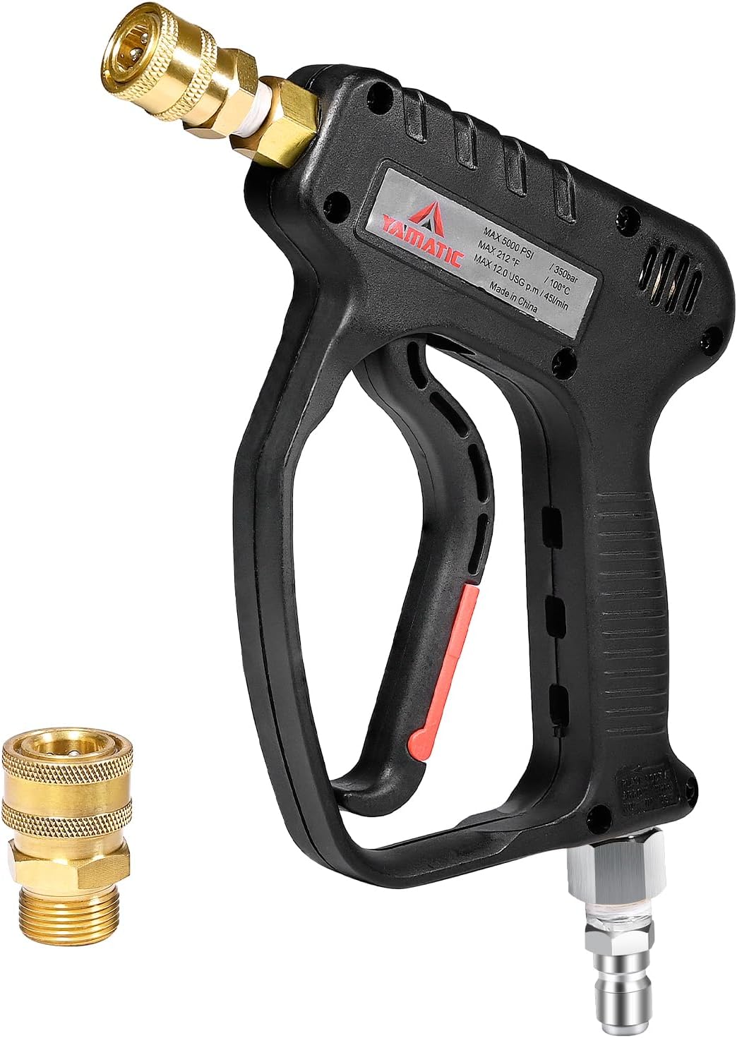 YAMATIC Pressure Washer Short Gun 5000 PSI for Efficient Cleaning