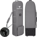 Golf Travel Bag for Airlines with Wheels and Adjustable Support Rod