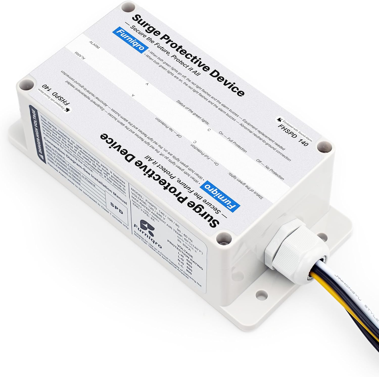 FHSPD140 Whole House Surge Protector for Reliable Home Safety