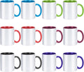 TANGLONG 11oz Sublimation Mugs Set of 12 - Assorted Colors