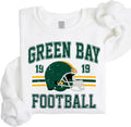 Green Bay 1919 Football Sweatshirt - Vintage Distressed Game Day Loves