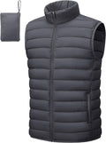 Men's Puffer Lightweight Packable Vest - Warm Outdoor Layer