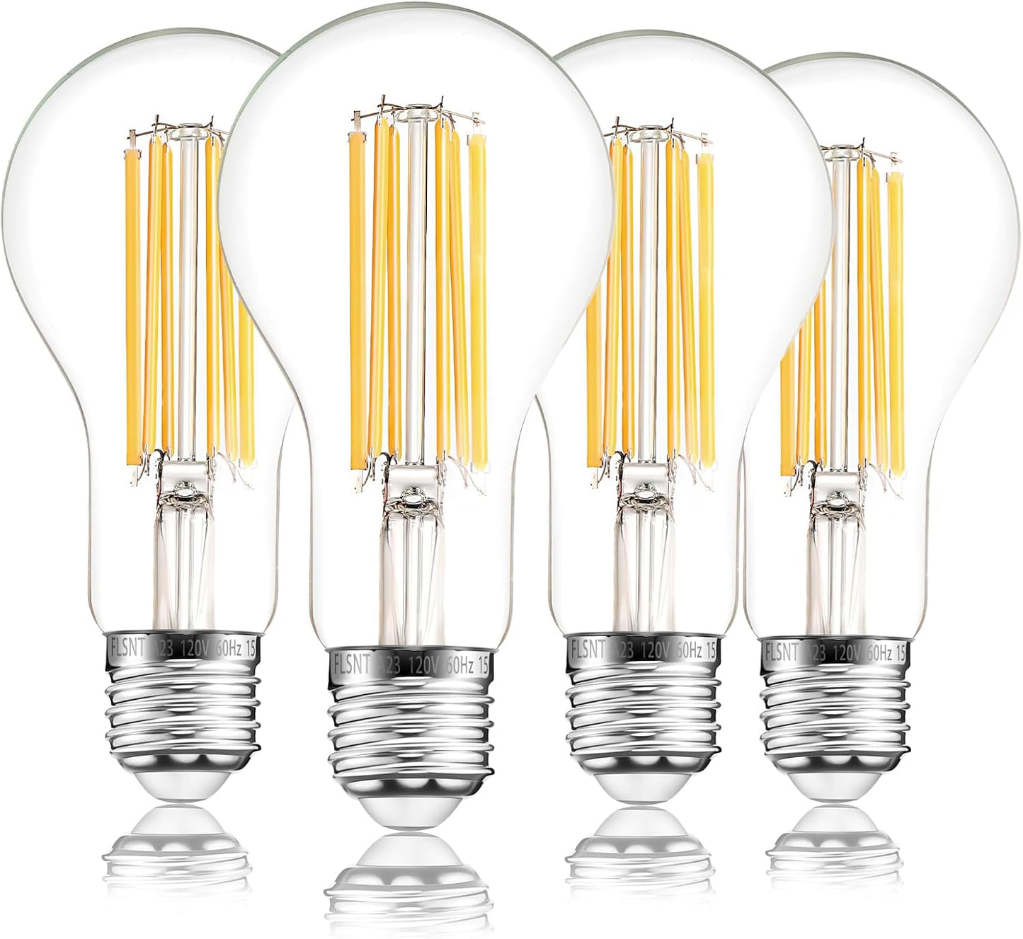 FLSNT 150W Equivalent A23 LED Light Bulbs for Bright Lighting