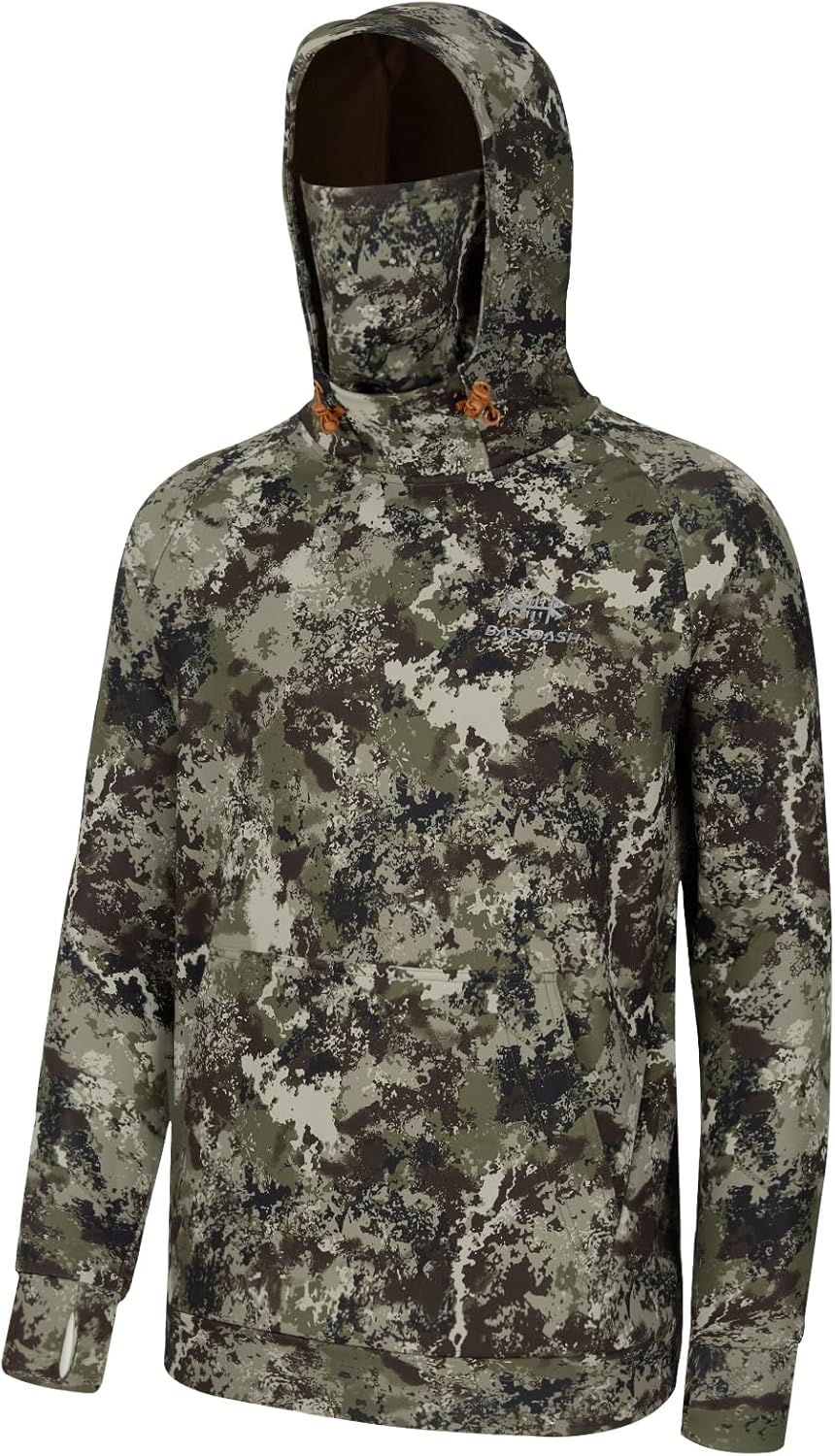 BASSDASH Fishing Fleece Hoodie + Neck Gaiter