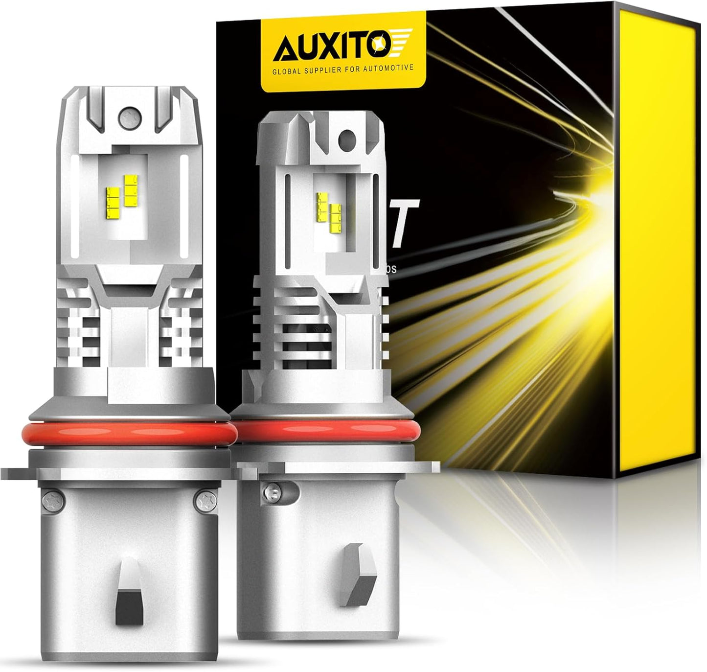 AUXITO 9004 HB1 LED Light Bulb - 600% Brightness Upgrade
