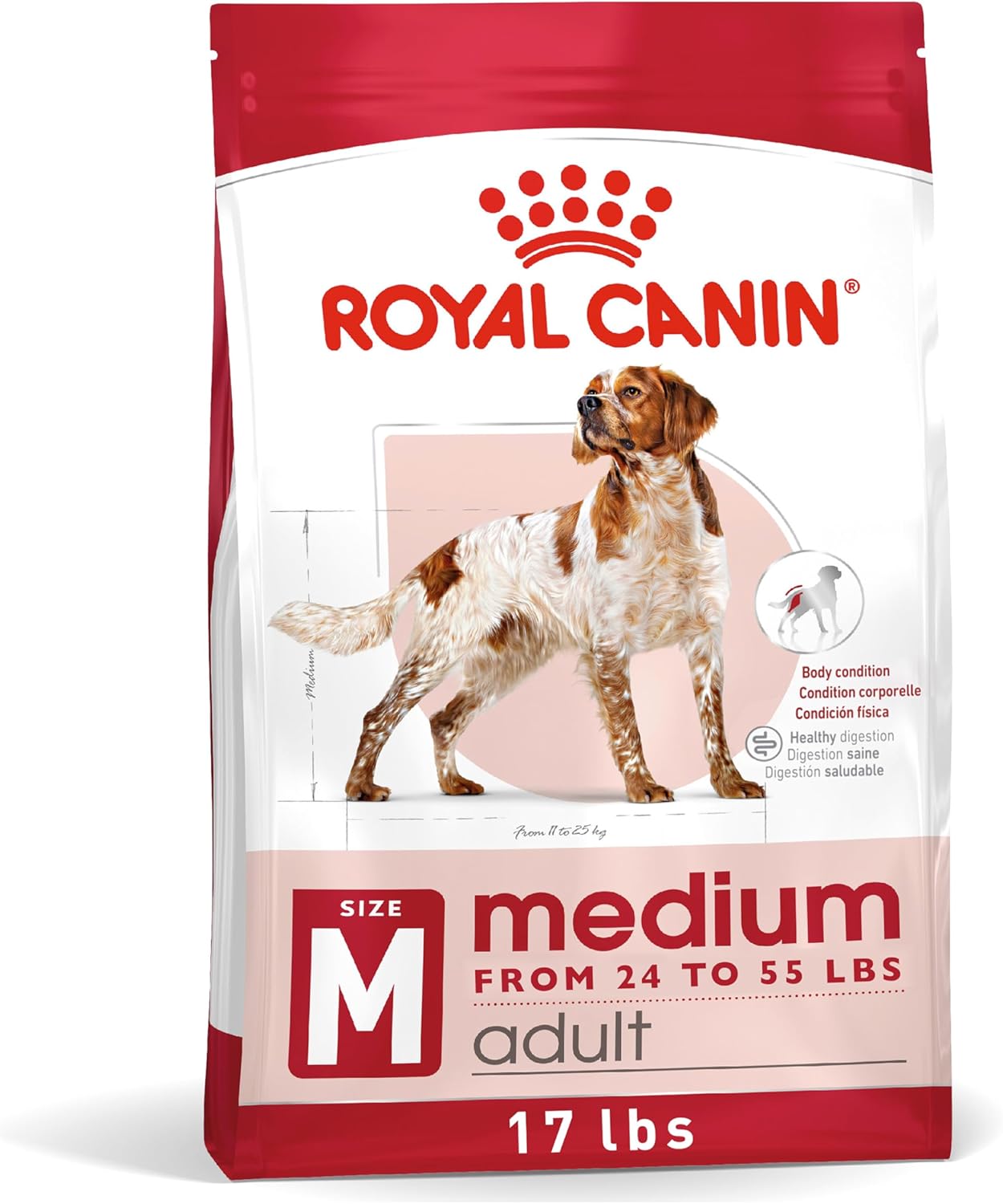Royal Canin Medium Adult Dry Dog Food for Healthy Dogs
