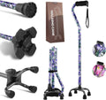 Walking Canes Stablize Quad Cane for Seniors - Foldable Adjustable