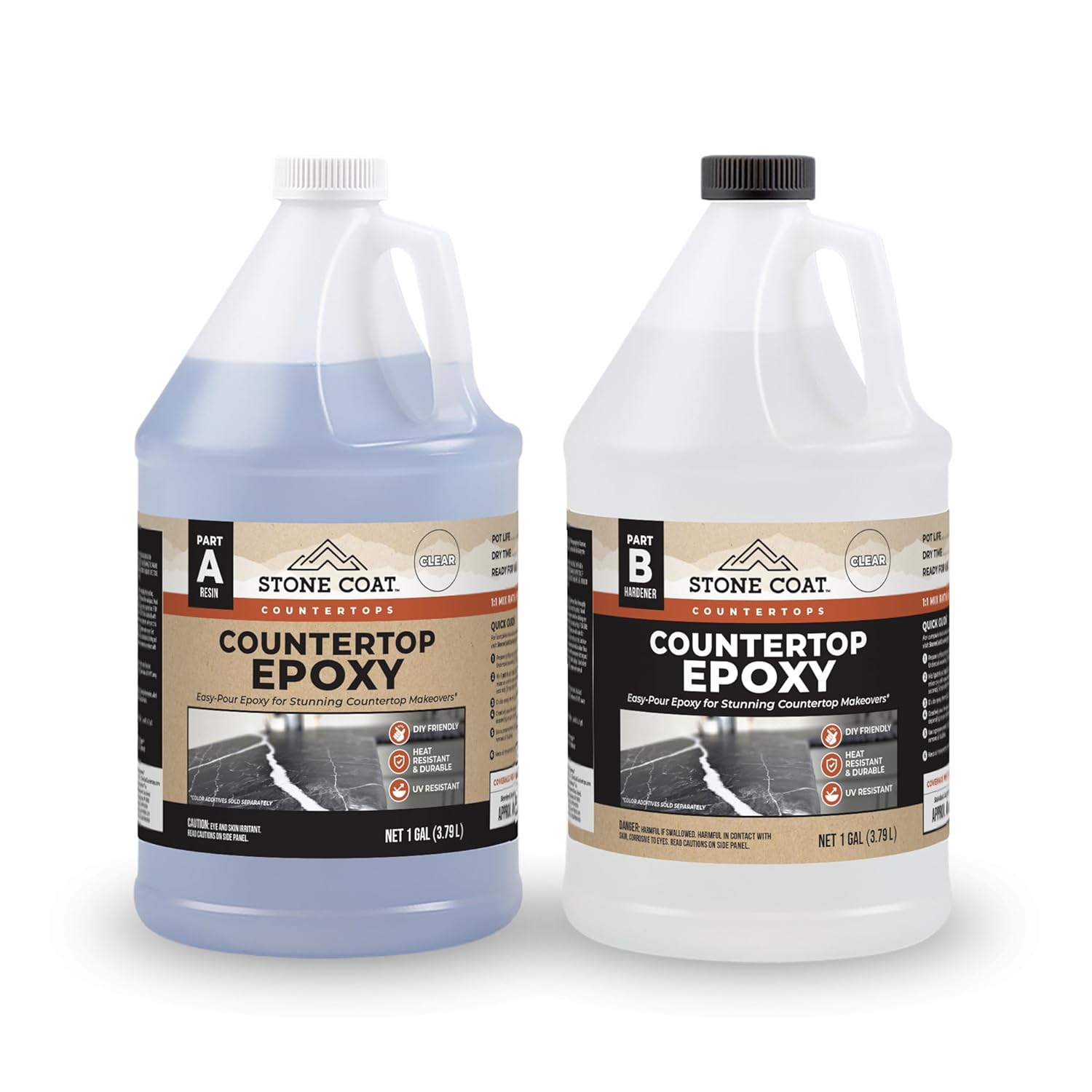 Stone Coat Countertops Clear Epoxy Resin Kit for DIY Projects