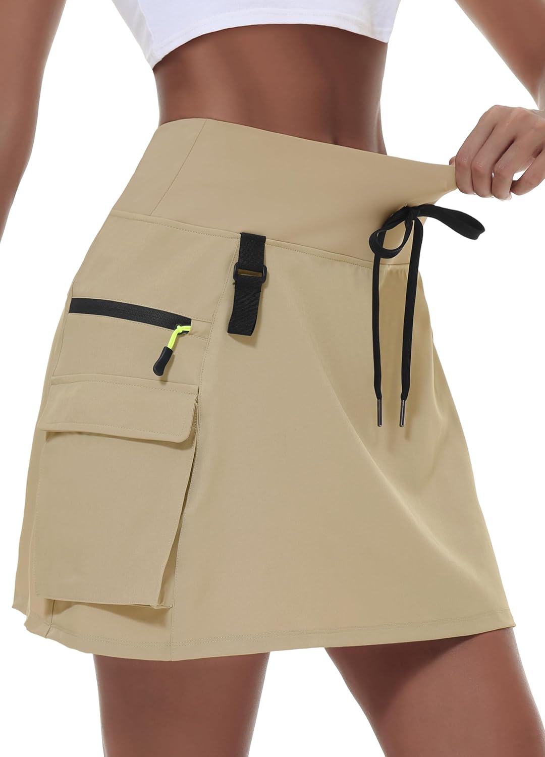 Women's Hiking Cargo Skort Skirt for Active Outdoor Adventures