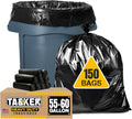 Tasker 55-60 Gallon Trash Bags Heavy Duty Mega ValuePack - 150 Bags