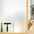 Frosted Glass Window Privacy Film Removable Static Cling - 35.4 x