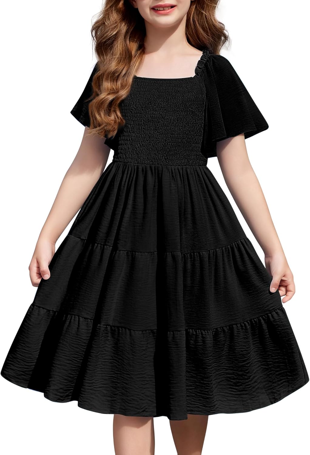 Arshiner Girls Summer Dress for Tween Boho Casual Style