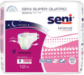 Seni Super Quatro Unisex Adult Incontinence Briefs Small - Overnight