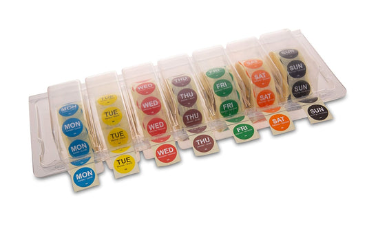 DayMark Safety Systems Permanent Labels for Every Day of the Week