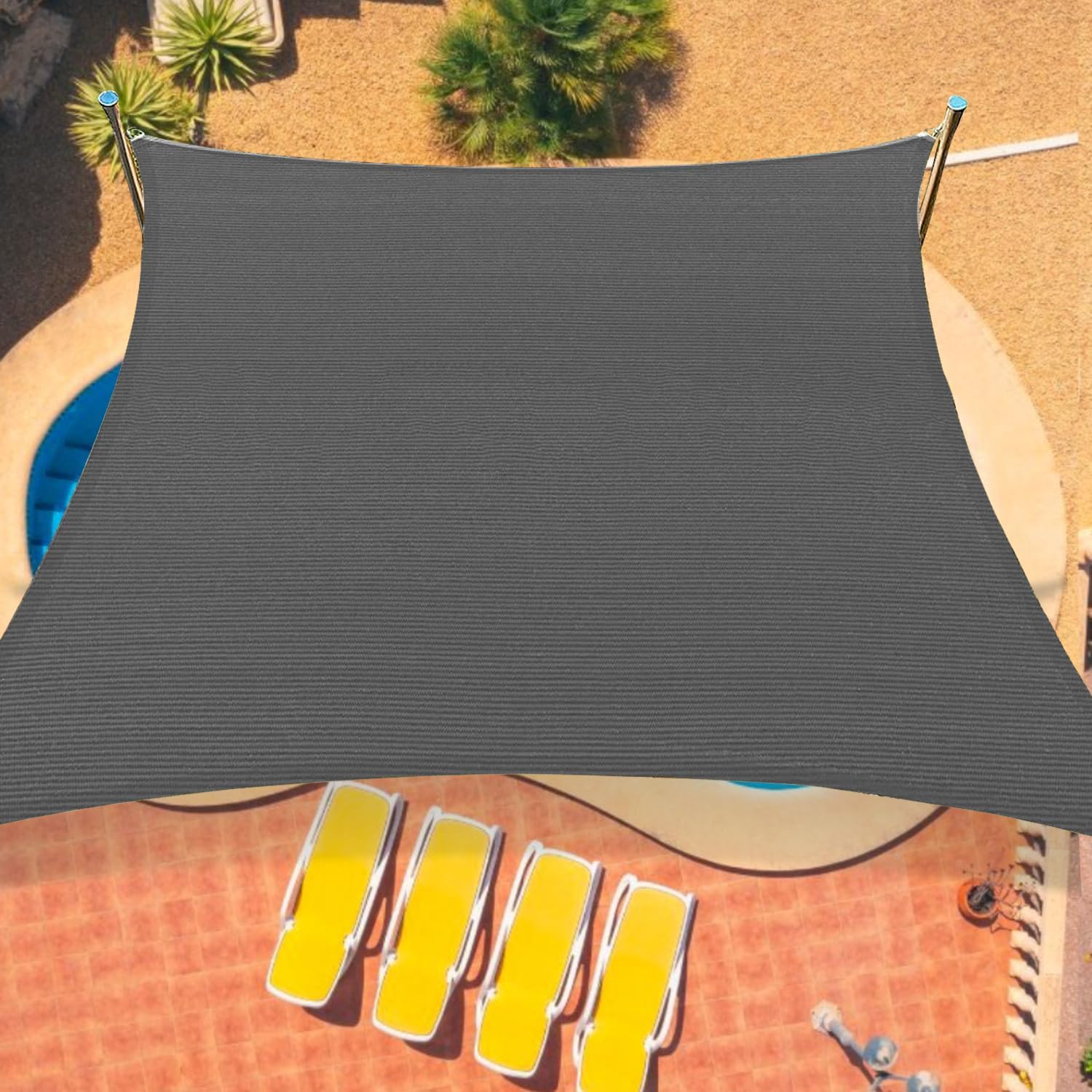 16ftx20ft Sun Shade Sail for Outdoor Protection and Comfort