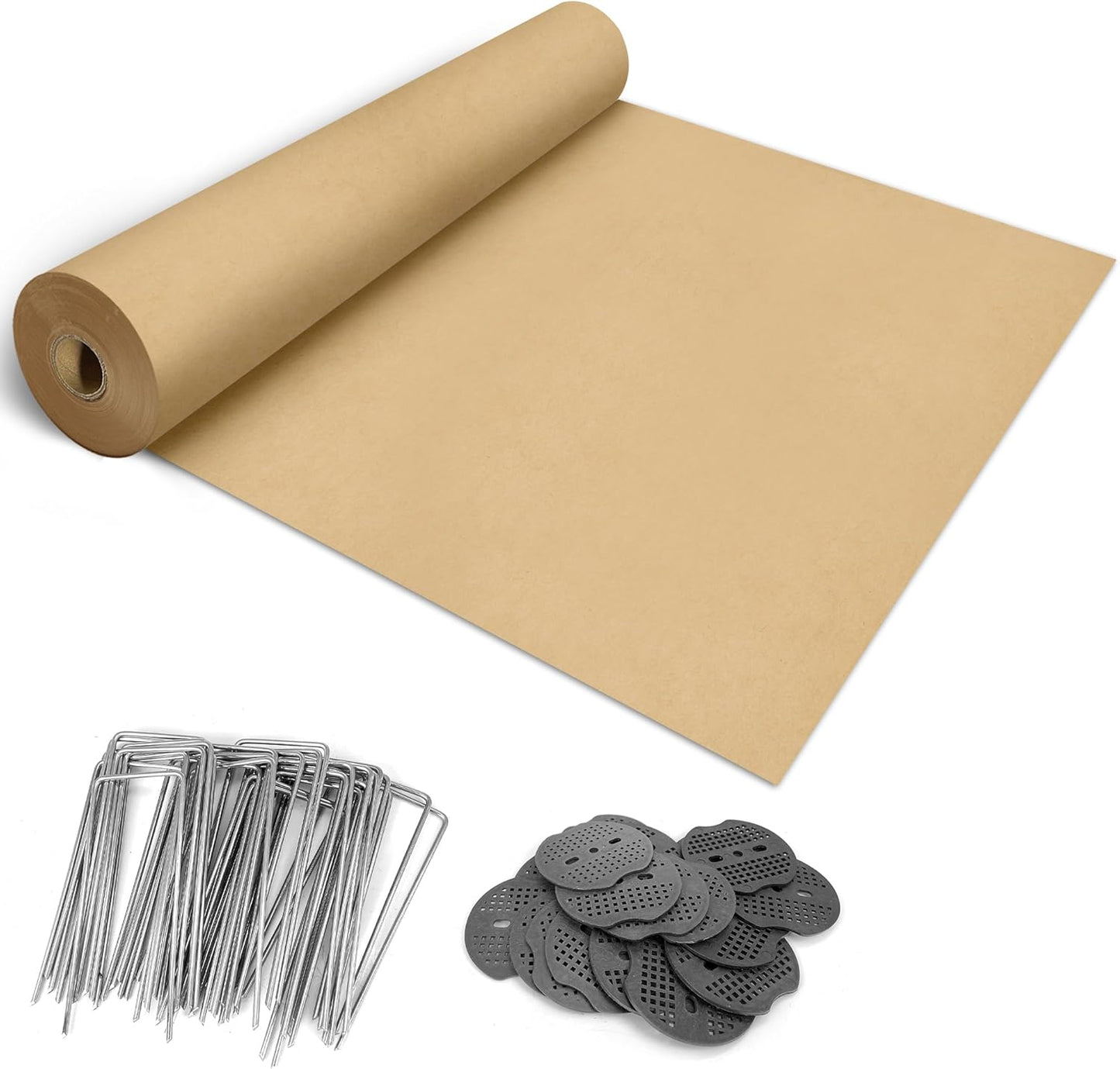 Biodegradable Paper Weed Barrier for Effective Garden Control