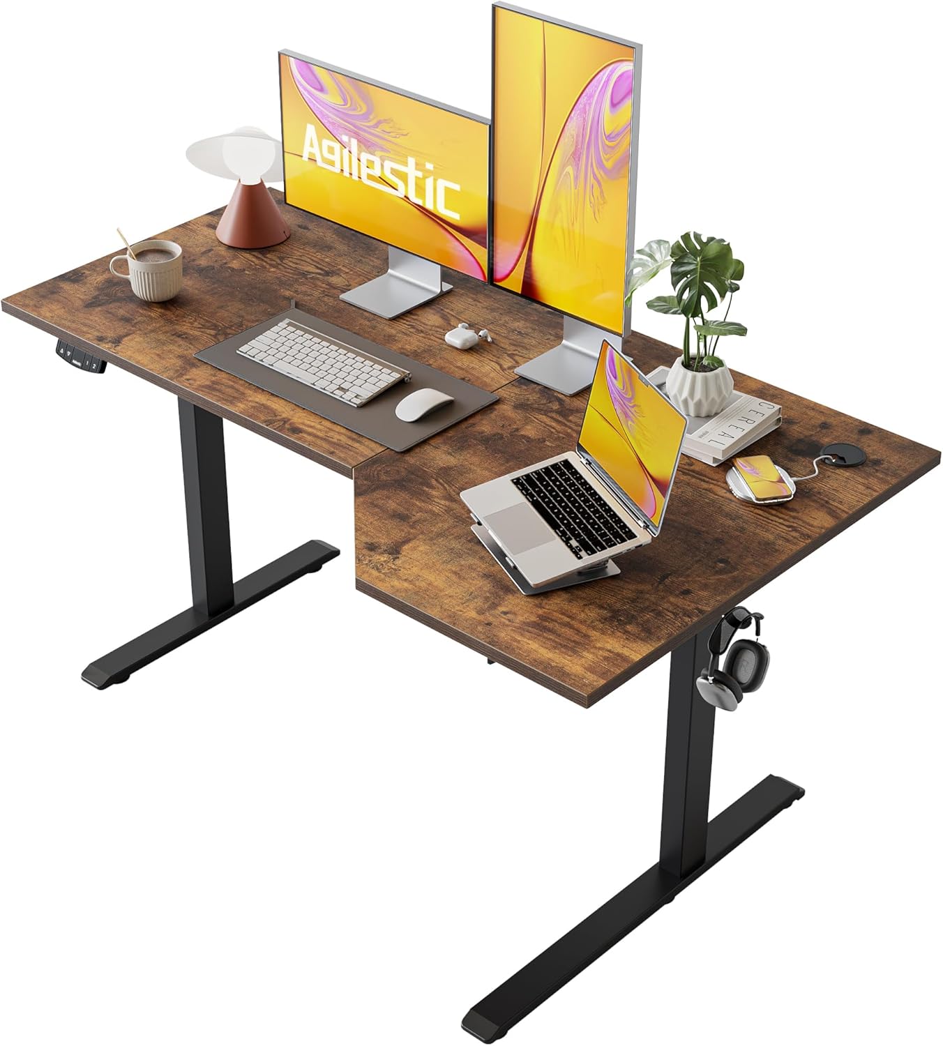 Height-Adjustable L Desk for Agile Working Experience