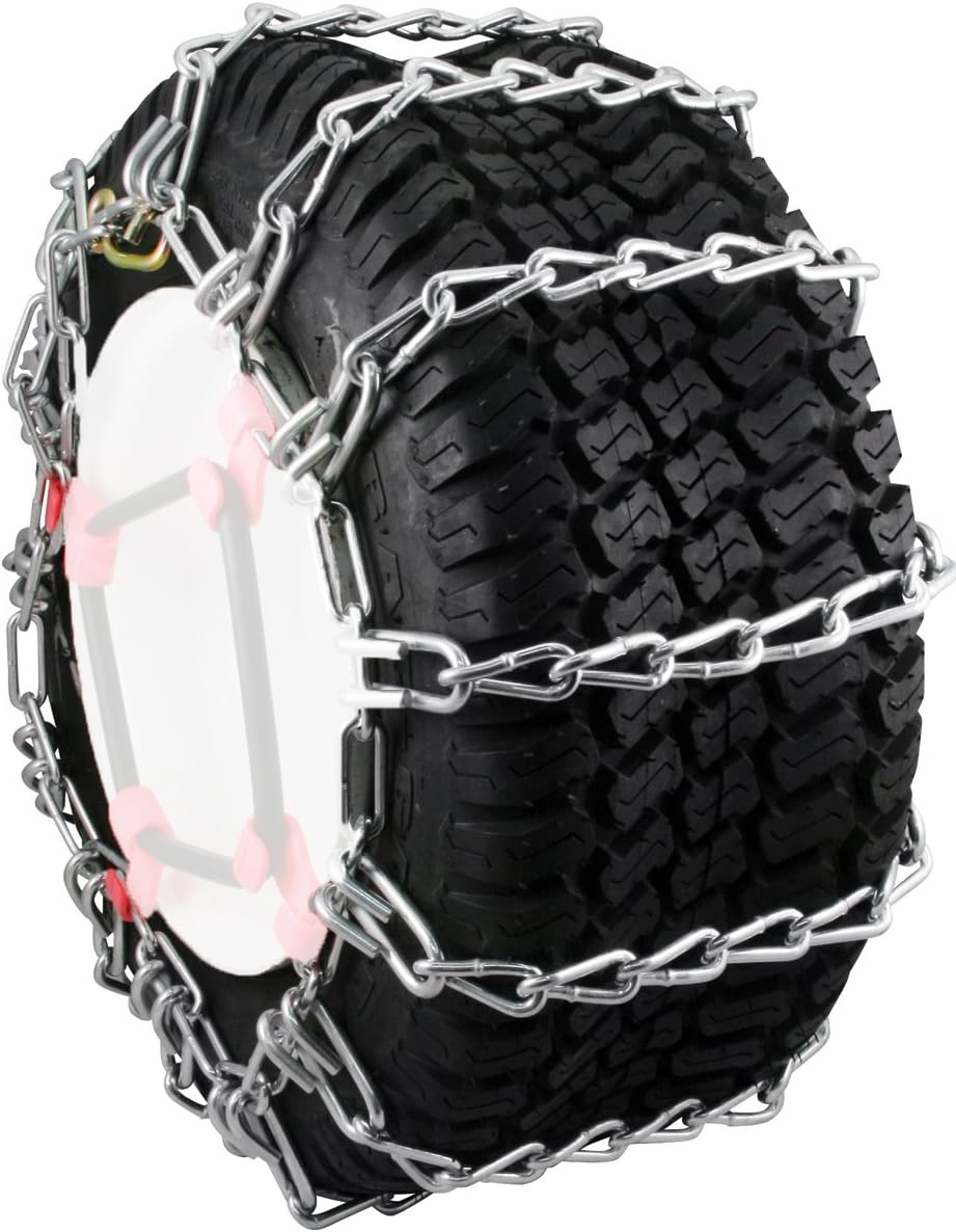 Max Trac Heavy Duty Zinc Traction Tire Chains for Snow Blowers