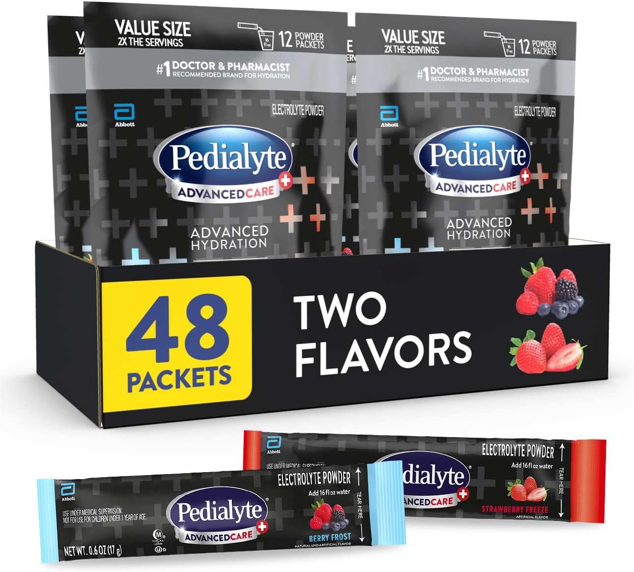 Pedialyte AdvancedCare Plus Electrolyte Powder for Hydration