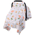 Muslin Carseat Cover for Babies - Lightweight Breathable Canopy