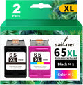 65XL Ink Cartridge Remanufactured Replacement for HP Printers