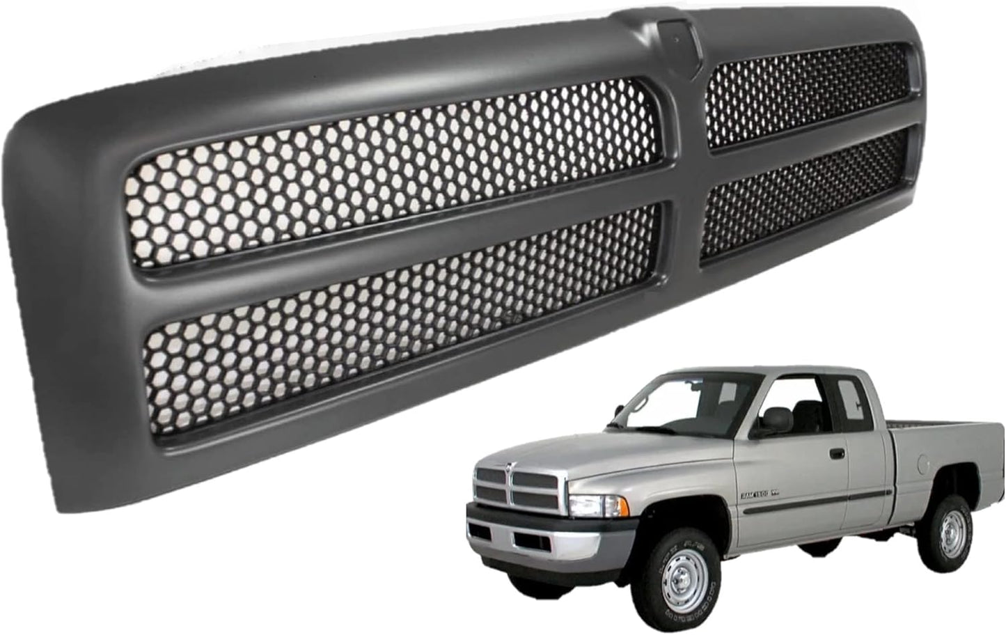 Front Grille Assembly for Dodge Ram 1500 1994-2002 Models