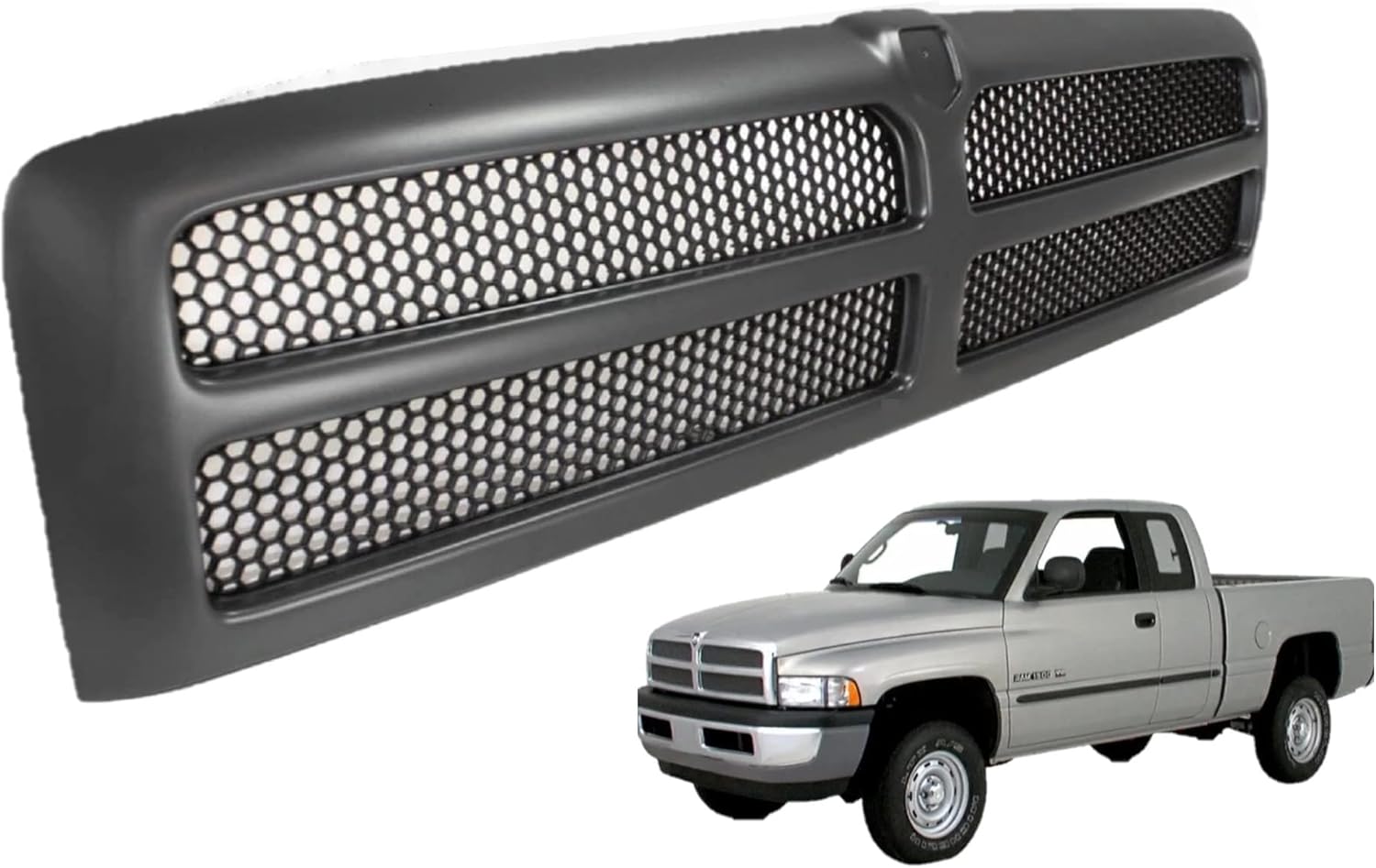 Front Grille Assembly for Dodge Ram 1500 1994-2002 Models