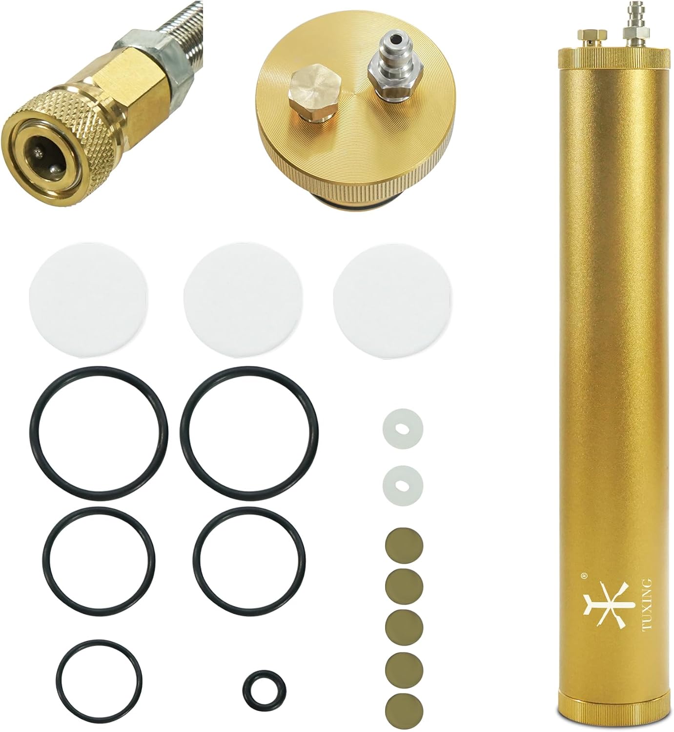 TUXING 30Mpa Air Filter - Anti-explosion for High Pressure Compressor