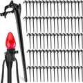 Christmas Light Stakes 200 Pack - 7.5 in Yard Stakes for C7 C9