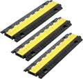 Rubber Cable Protector Ramp 2-Channel - Heavy Duty TPU