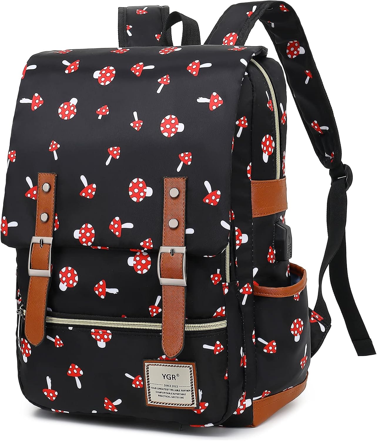 YGR Floral Laptop Backpack for Women - Stylish and Versatile